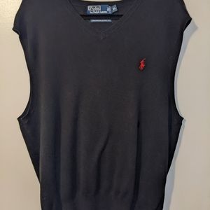 Polo by Ralph Lauren- Men's Cotton V-Neck Sweater Vest Size XL